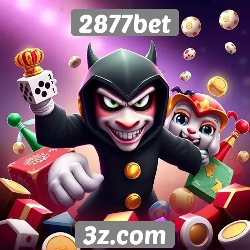 Variedade de jogos disponíveis no 2877bet